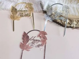 Cake topper HAPPY BIRTHDAY